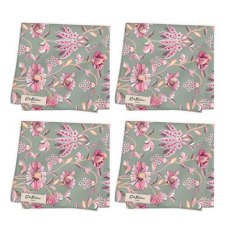 Cath Kidston Friendship Gardens 4 Pack of Napkins Cath Kidston Friendship Gardens 4 Pack of Napkins