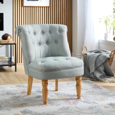 Monty Accent Chair in Duck Egg Blue Monty Accent Chair in Duck Egg Blue