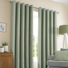 Sundour Amberley Sage Eyelet Curtains