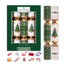 Harvey & Mason Tree & Wreath Box Of 10 Crackers Harvey & Mason Tree & Wreath Box Of 10 Crackers