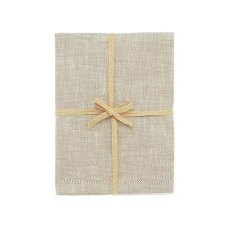 Walton & Co Chambray Natural Tablecloth