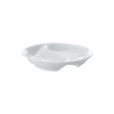 Maxwell & Williams White Basics 10cm Divided Sauce Dish