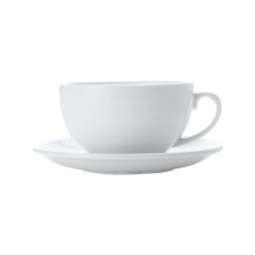 Maxwell & Williams White Basics 300ml Cappuccino Cup & Saucer Maxwell & Williams White Basics 300ml Cappuccino Cup & Saucer