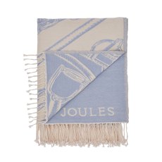 Joules Bridle Blue Throw Joules Bridle Blue Throw