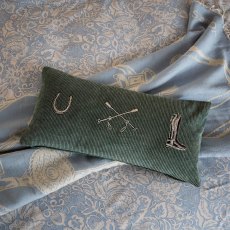 Joules Equestrian Khaki Cushion Joules Equestrian Khaki Cushion