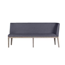 Falun Dark Grey Long Corner Bench