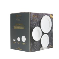 Maxwell & Williams Cashmere Rim 12 Piece Bone China Dinnerware Set