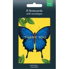 Ulysses Butterfly Pack of 8 Thank You Notecards Ulysses Butterfly Pack of 8 Thank You Notecards