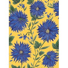 Blue Flowers Pack of 8 Blank Notecards