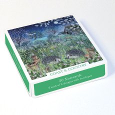 Coast and Country Pack of 20 Notecards