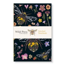 Three Bumblebees Stitched Notebook Three Bumblebees Stitched Notebook