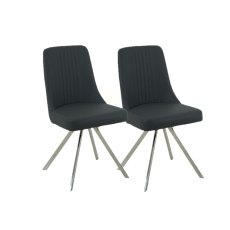 Porto Grey Swivel Dining Chair Porto Grey Swivel Dining Chair