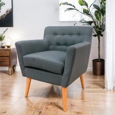 Daisy Accent Chair in Teal Blue Daisy Accent Chair in Teal Blue