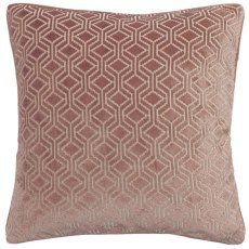 Paoletti Avenue Blush Velvet Jacquard Cushion Paoletti Avenue Blush Velvet Jacquard Cushion