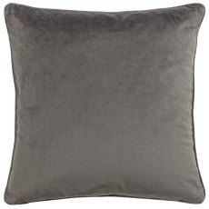 Paoletti Avenue Grey Velvet Jacquard Cushion