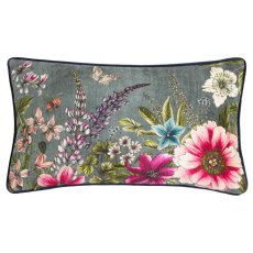 Wylder Hidcote Manor Evelyn Petrol Floral Cushion