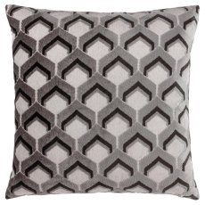 Paoletti Ledbury Grey and Black Cushion