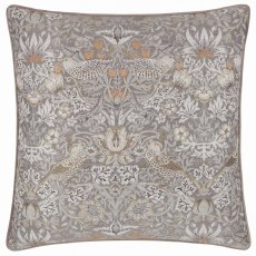 Morris & Co Strawberry Thief Biscuit Jacquard Cushion Morris & Co Strawberry Thief Biscuit Jacquard Cushion