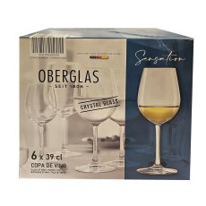 Oberglass Copas 390cc Set of 6 Wine Glasses