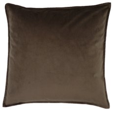 Norfolk & Co Velvet Sandhurst Cushion Nutmeg
