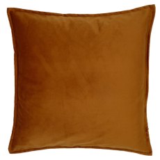 Norfolk & Co Velvet Sandhurst Cushion Pumpkin
