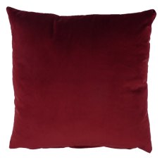 Norfolk & Co Opulence Burgundy Velvet Cushion