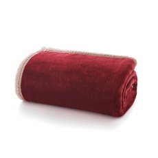 Deyongs Blackbrook Merlot and Biscuit Sherpa Reverse Throw Deyongs Blackbrook Merlot and Biscuit Sherpa Reverse Throw