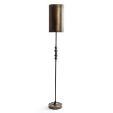 McGowan Rutherford Industrial Metal Franklin Floor Lamp with Tall Cylinder Shade