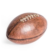 McGowan Rutherford Small Antique Leather Style Rugby Ball Desk Ornament McGowan Rutherford Small Antique Leather Style Rugby Ball Desk Ornament