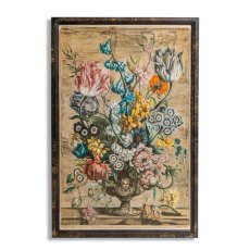 McGowan Rutherford Antiqued White Boho Floral Assorted Wall Prints McGowan Rutherford Antiqued White Boho Floral Assorted Wall Prints