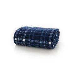 Deyongs Snuggle Touch Tartan Throw 140x180cm Midnight Deyongs Snuggle Touch Tartan Throw 140x180cm Midnight