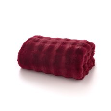 Deyongs Fernley Faux Fur Throw 200x150cm Dark Red Deyongs Fernley Faux Fur Throw 200x150cm Dark Red