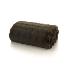Deyongs Fernley Faux Fur Throw 200x150cm Dark Brown Deyongs Fernley Faux Fur Throw 200x150cm Dark Brown