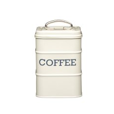 Living Nostalgia Antique Cream Coffee Canister