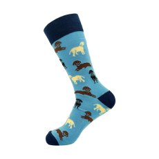 Eco Chic Blue Labrador Eco-Friendly Bamboo Socks Eco Chic Blue Labrador Eco-Friendly Bamboo Socks
