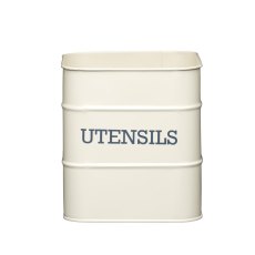 Living Nostalgia Antique Cream Utensil Storage Pot Living Nostalgia Antique Cream Utensil Storage Pot