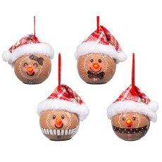 Kaemingk Gingerbread Men Flashing Bauble