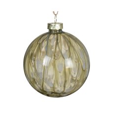 Kaemingk Gold Painted Glass Bauble Kaemingk Gold Painted Glass Bauble