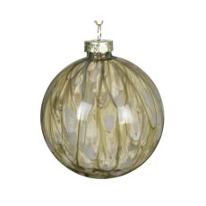 Kaemingk Gold Painted Glass Bauble Kaemingk Gold Painted Glass Bauble