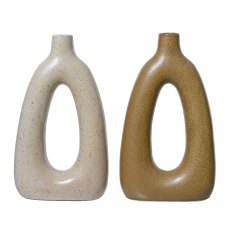 Kaemingk Shiny Glazed Porcelain Vase