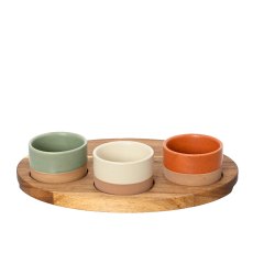 Kaemingk Stoneware Oval Tapas Set
