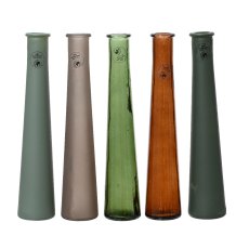 Kaemingk Vase recycled glossy glass 5 Assorted Kaemingk Vase recycled glossy glass 5 Assorted