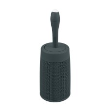 Addis Faux Hessian Charcoal Round Toilet Brush Addis Faux Hessian Charcoal Round Toilet Brush