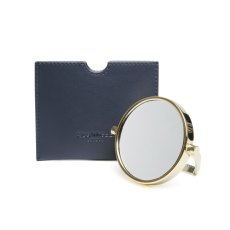 Alice Wheeler Nappa Venice Mirror & Pouch Navy