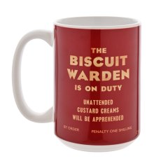 Widdop Civil Defence Biscuit Warden On Duty Mug 15oz Widdop Civil Defence Biscuit Warden On Duty Mug 15oz
