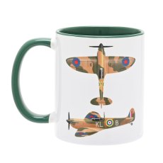 Widdop RAF Printed Mug Spitfire