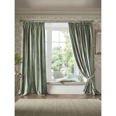 Laura Ashley Loretta Velvet Sage Green Curtains Laura Ashley Loretta Velvet Sage Green Curtains