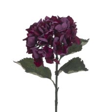 Floralsilk Eco Hydrangea Stem Burgundy Floralsilk Eco Hydrangea Stem Burgundy