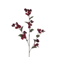 Floralsilk Eco Dogwood Spray Burgundy