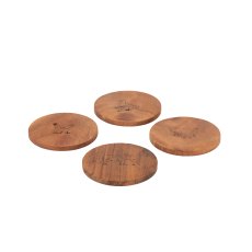 Woodbury Lane 4 Set of Wooden Coasters